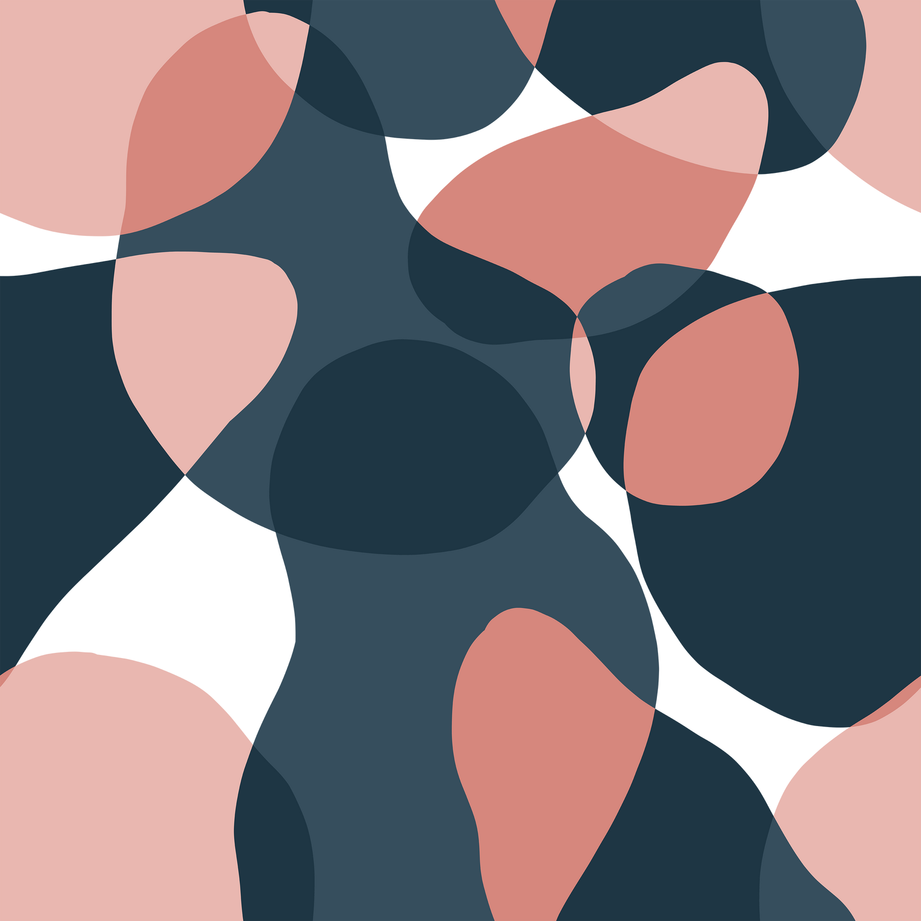 Blooming abstract pattern